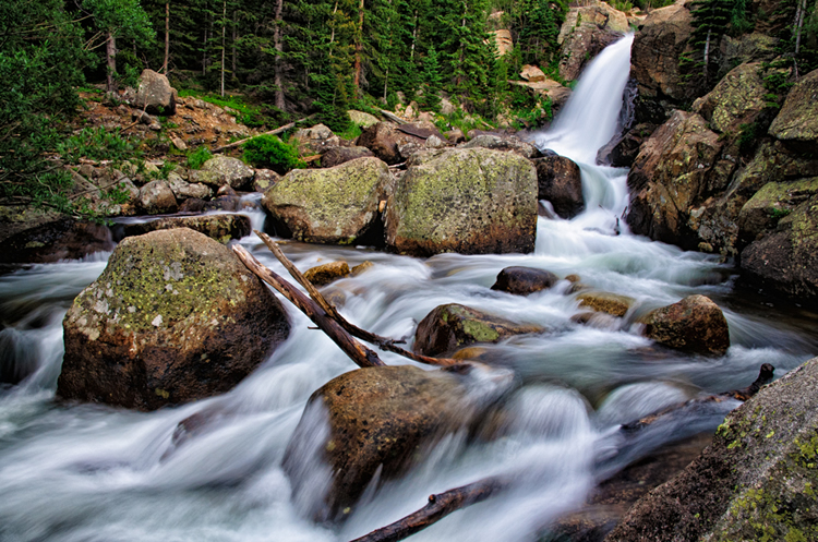 alberta-falls in Rocky Mountain National Park, Rocky Mountain Tours